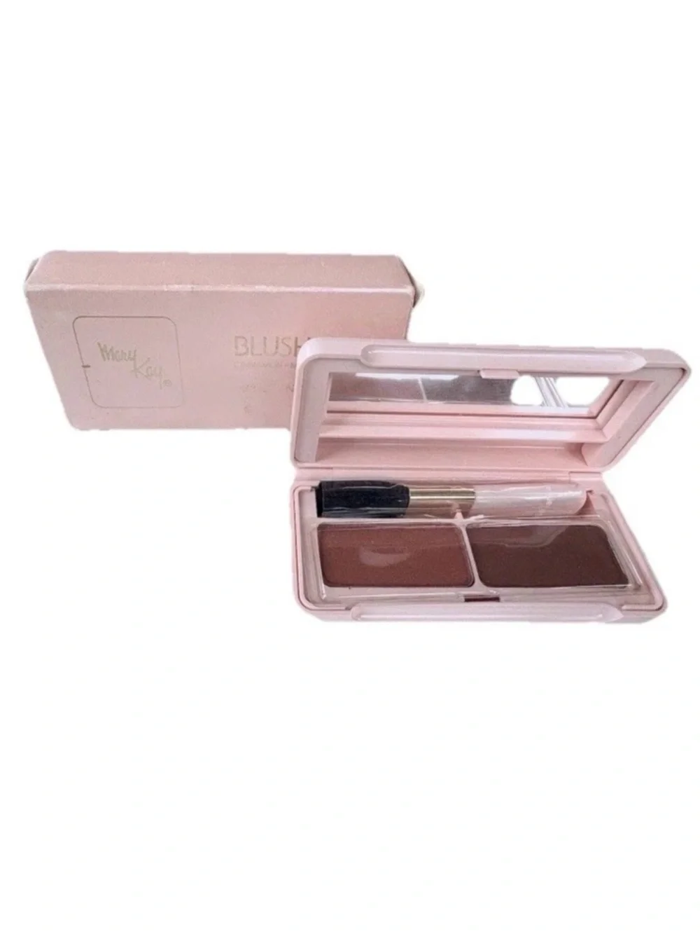 Vintage Mary Kay Blusher Cinnamon Mahogany Blush Compact .32 oz New in Box